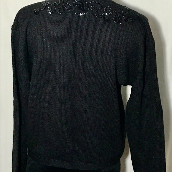Women’s Black sweater by One Two One .. size medium - Picture 2 of 4